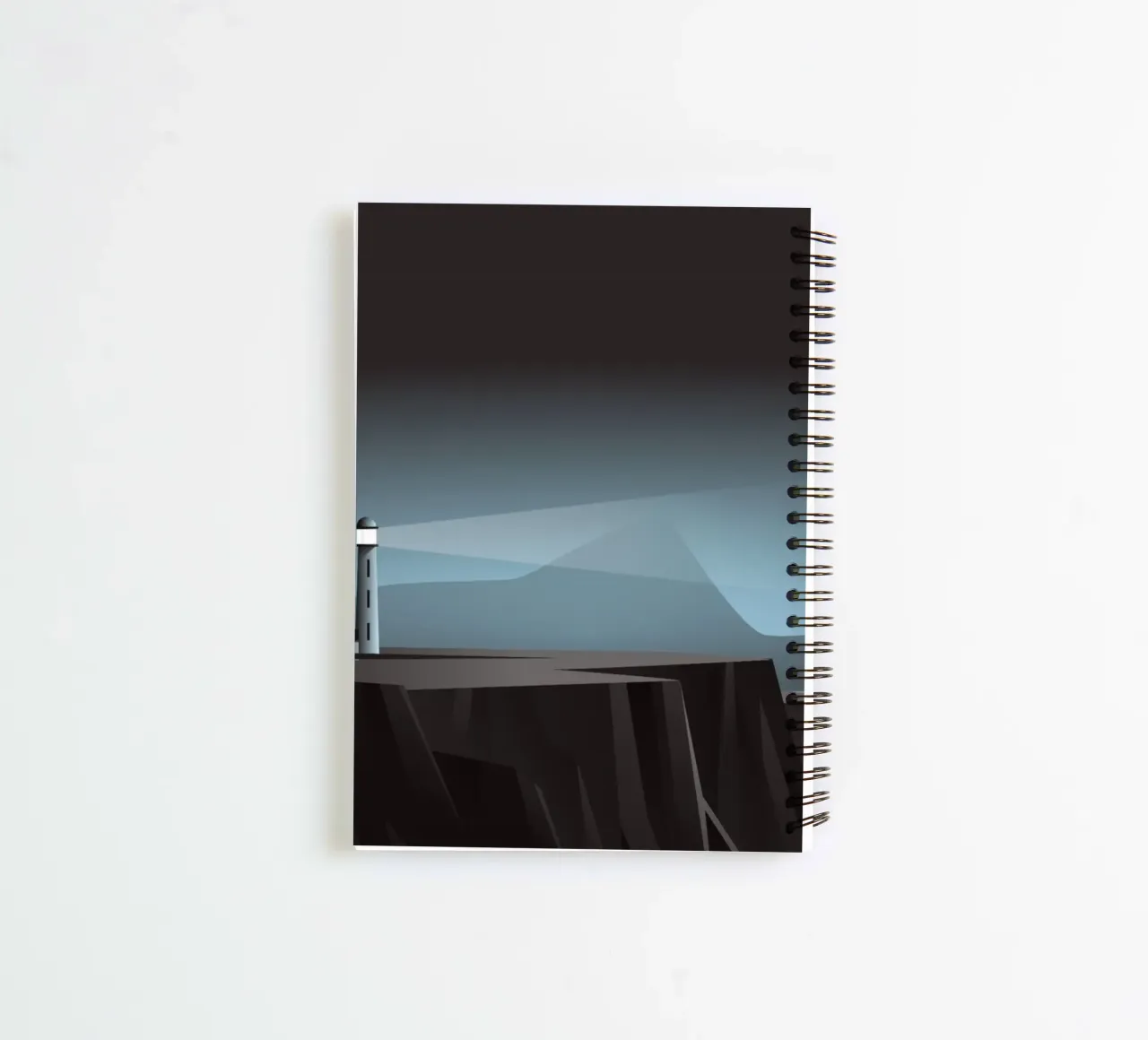 beam light spiral notebook by Histrol