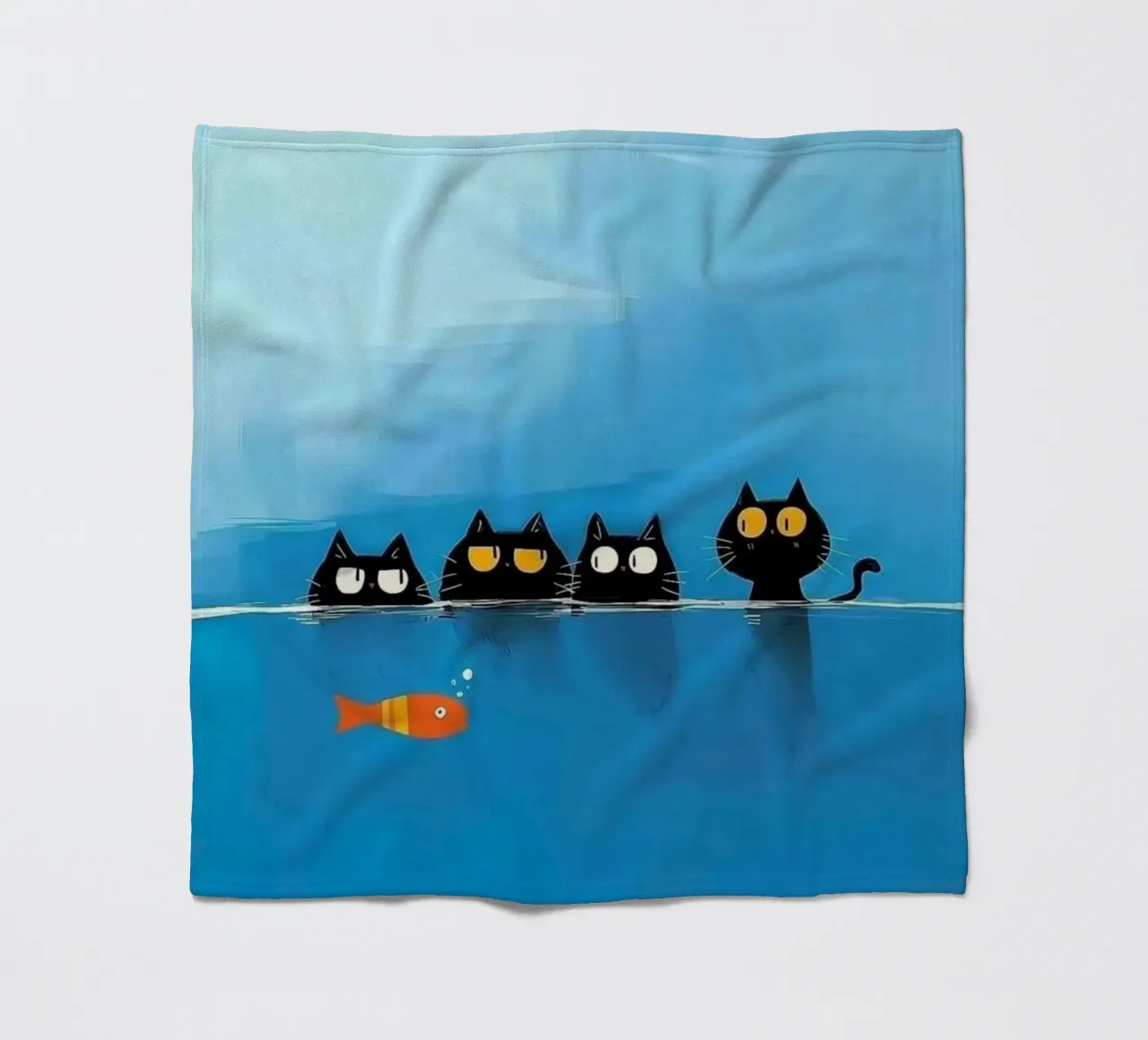 whiskers tails coperta in pile da prindy