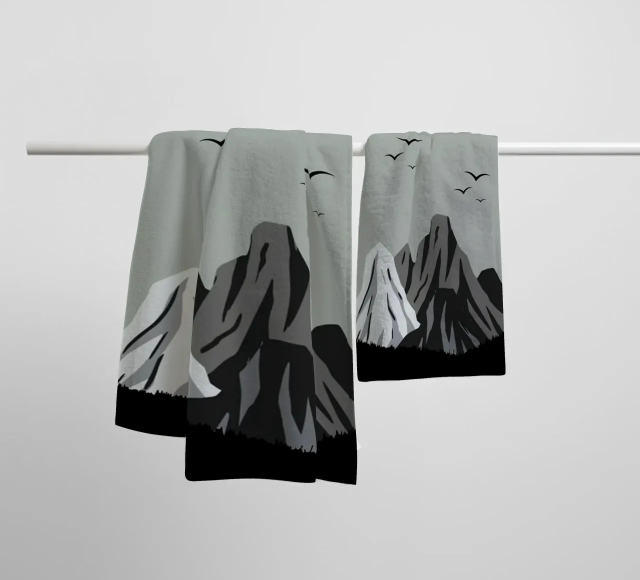 minimalist avians asciugamano da bagno da Histrol