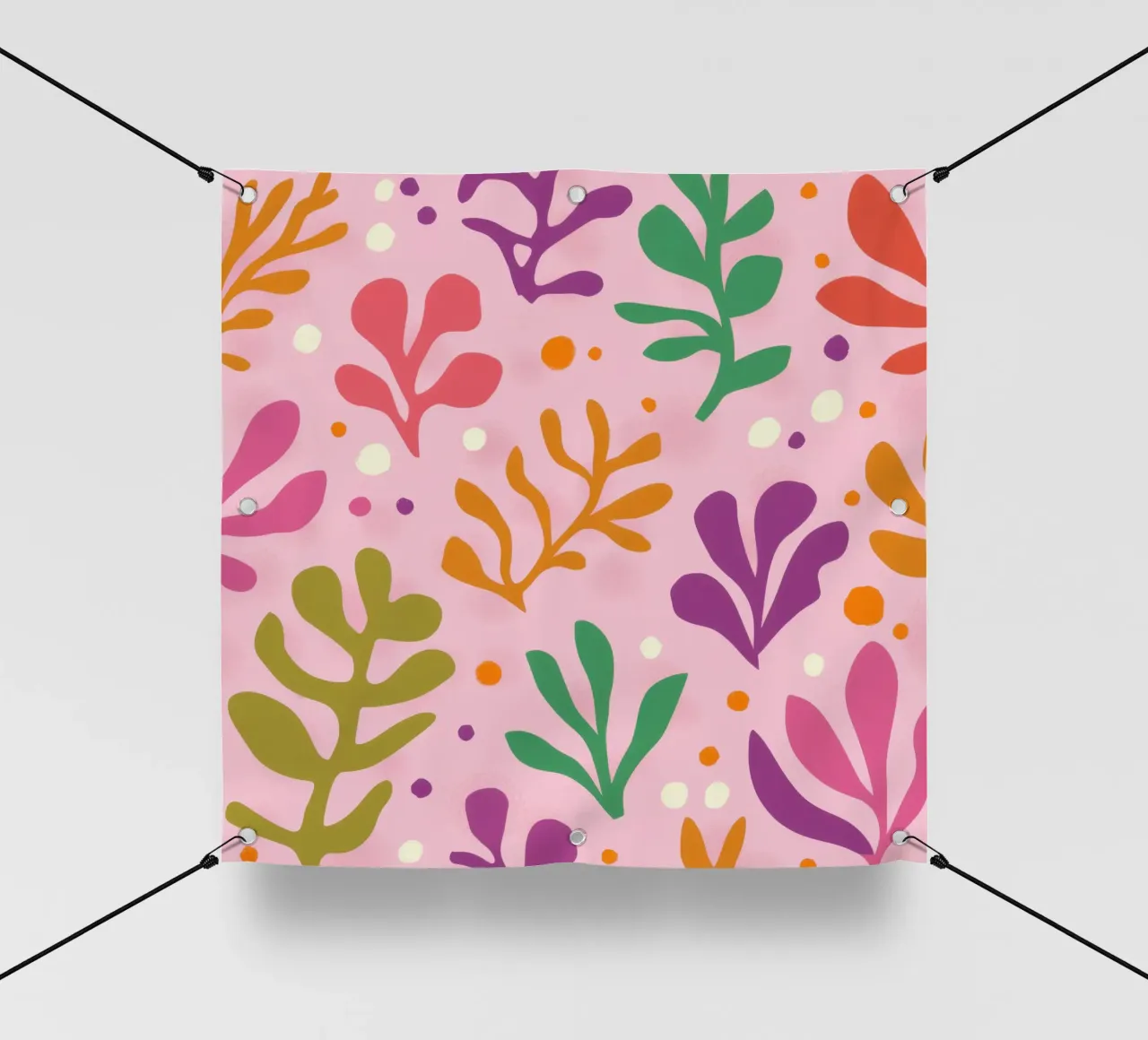 Medley botanico pastello telo in pvc da Veil Maya
