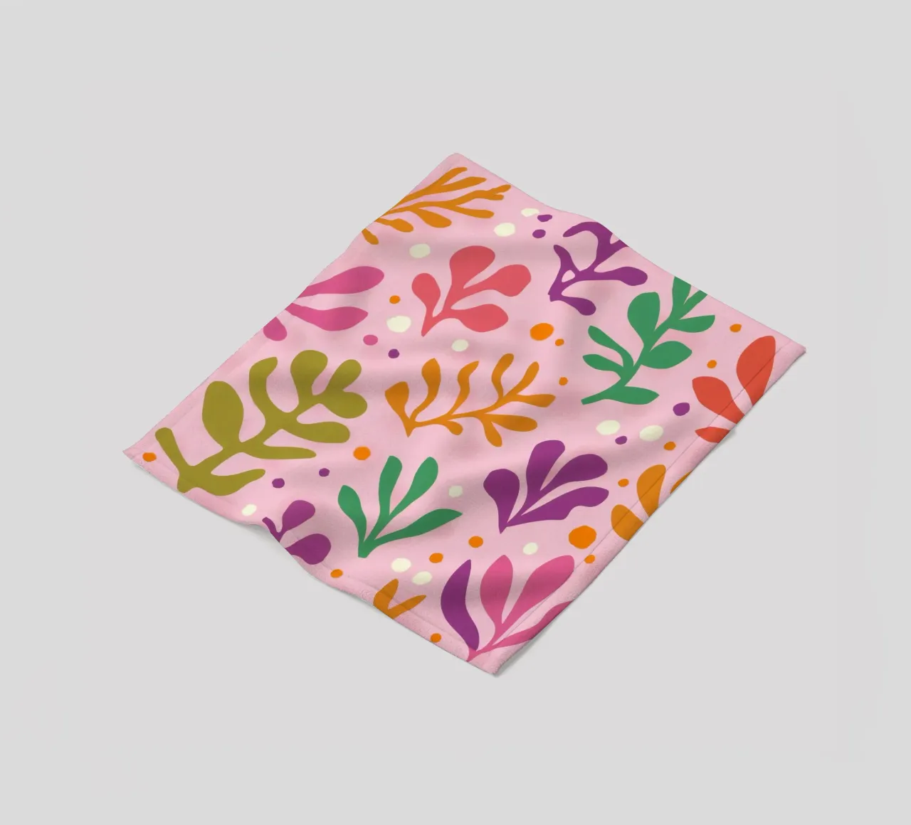 Medley botanico pastello coperta in pile da Veil Maya