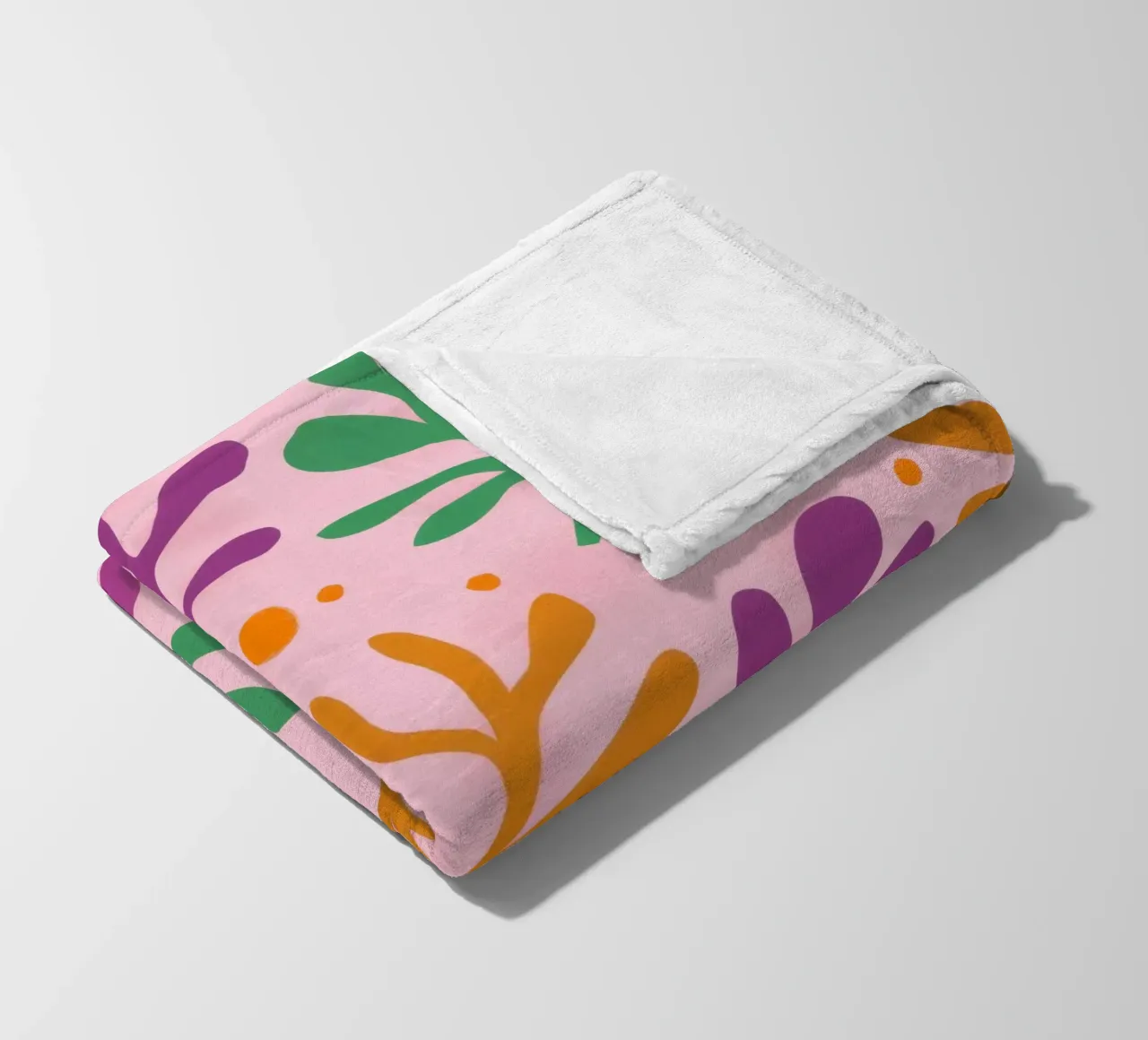 Medley botanico pastello coperta in pile da Veil Maya