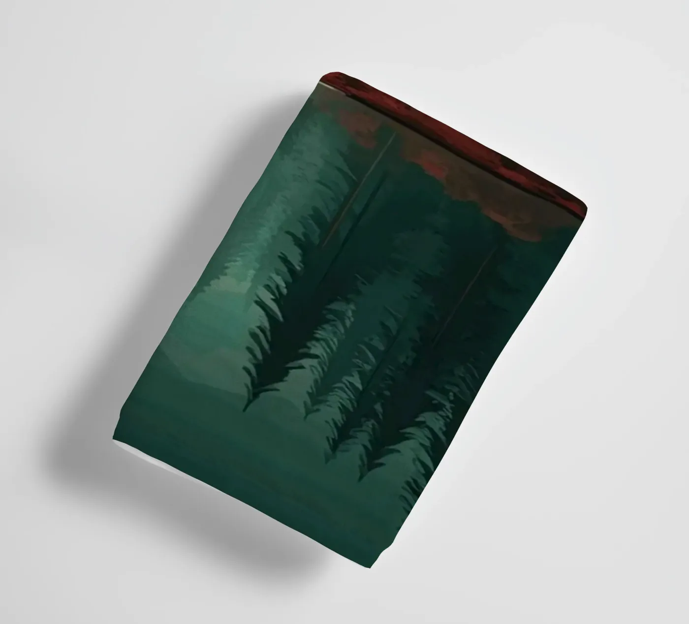 pine trees reflection Handtuch von Histrol