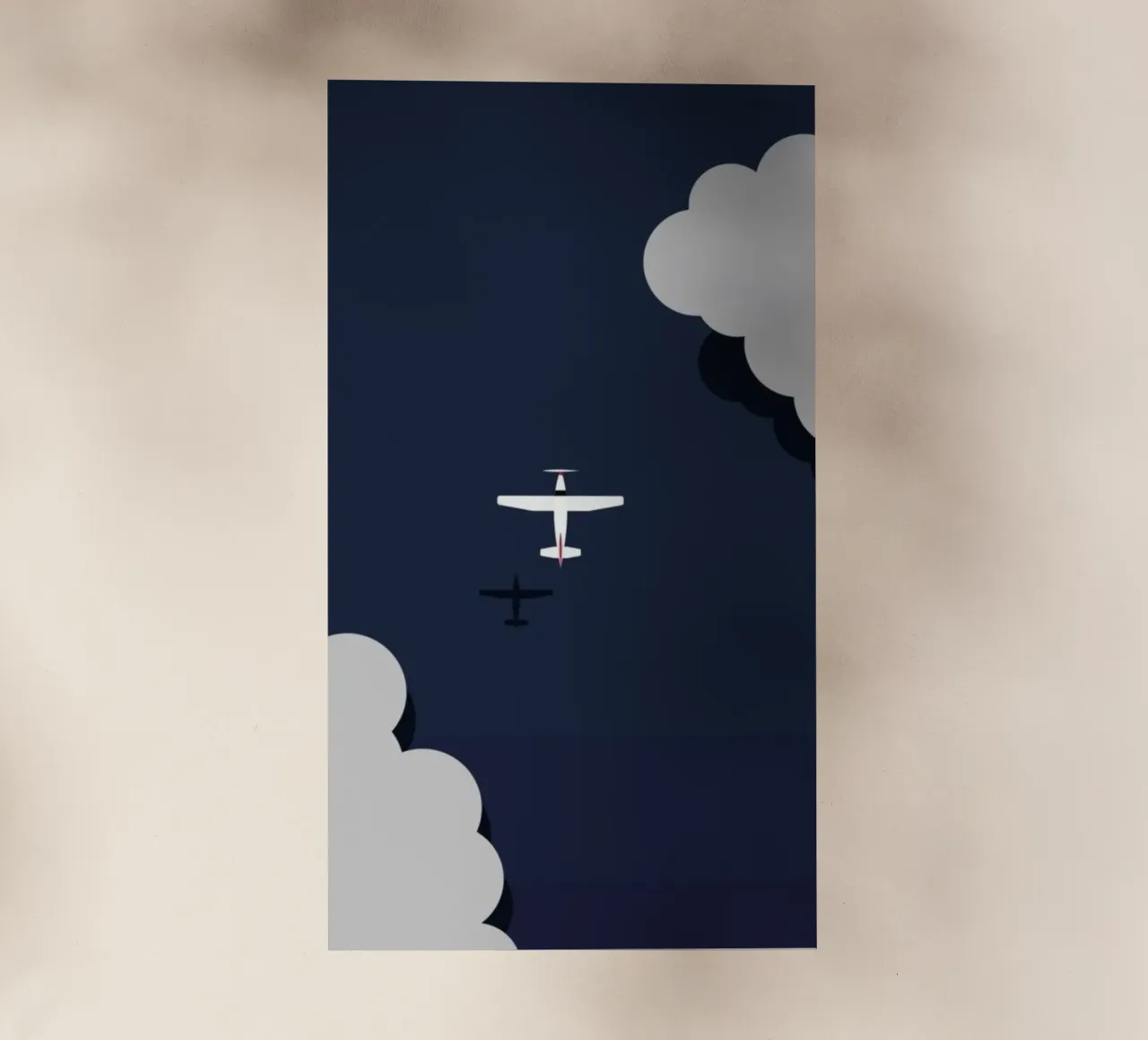 silhouette aircraft pellicola backlit da prindy