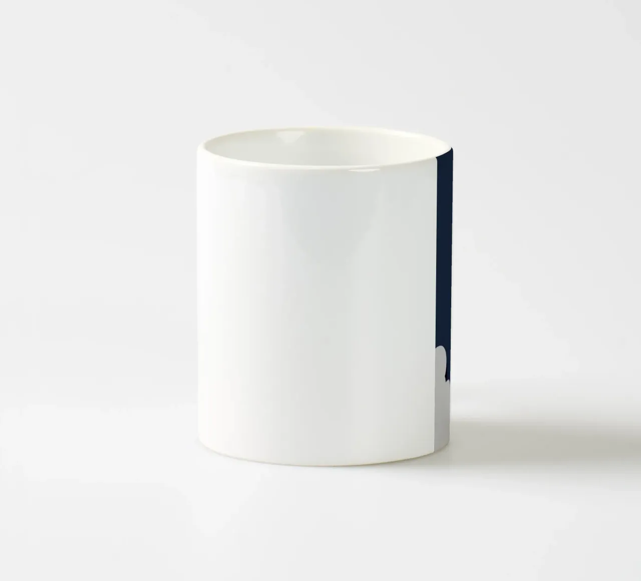 silhouette aircraft tazza in ceramica da prindy