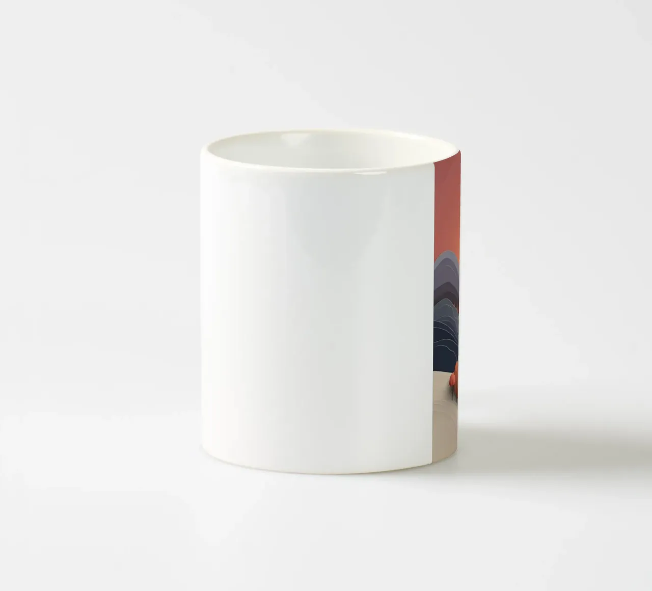 sunset autumn ceramic mug by prindy