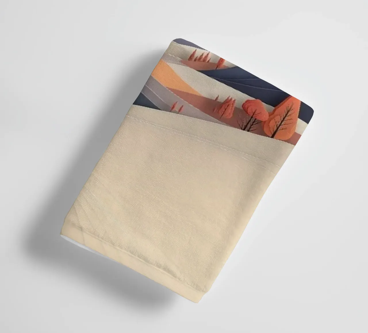 sunset autumn towel by prindy
