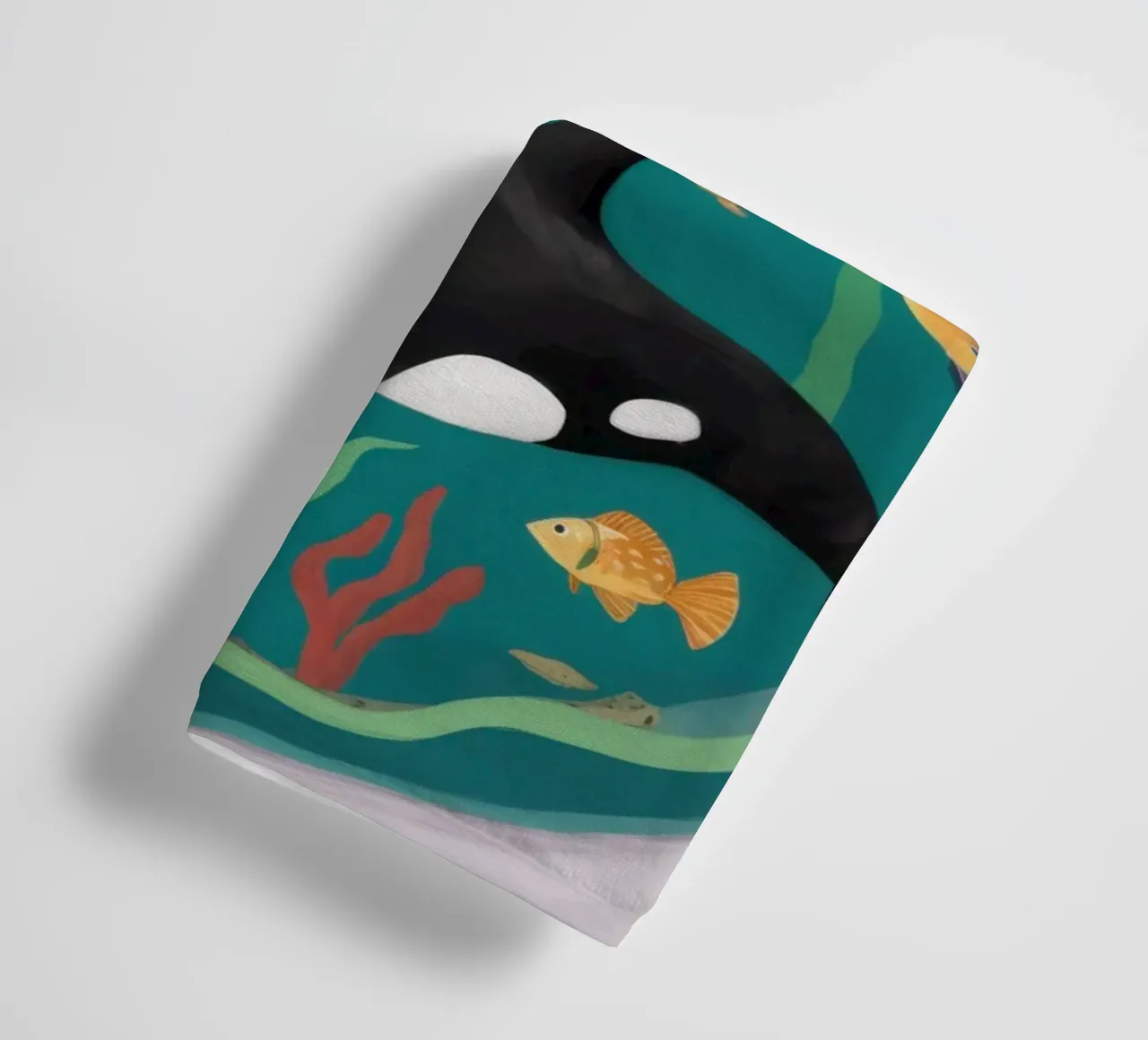Mente surreale dell'orca asciugamano da bagno da Solar Paint