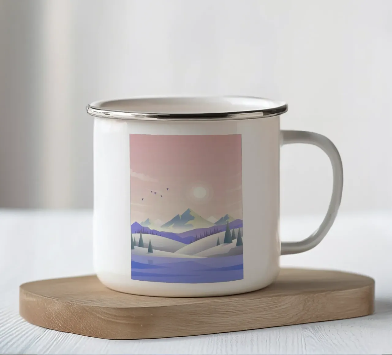 serenity peaceful tazza in smalto da Histrol