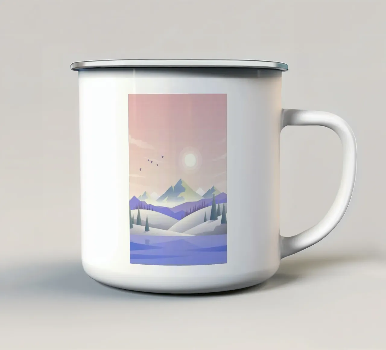 serenity peaceful tazza in smalto da Histrol