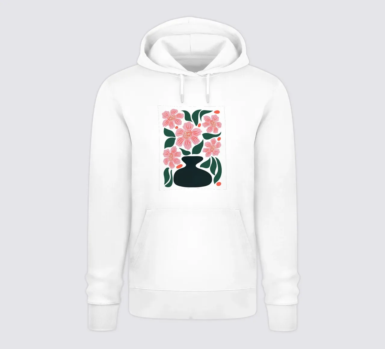Vaso e fiori felpa con cappuccio da Daron