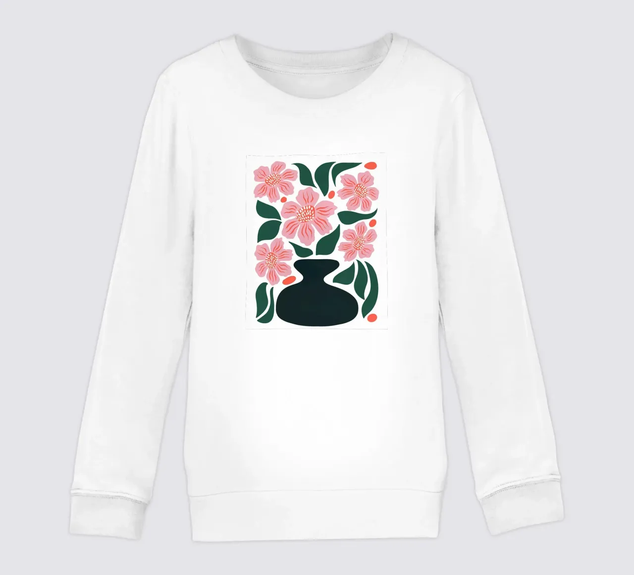 Vaso e fiori felpa bambino da Daron