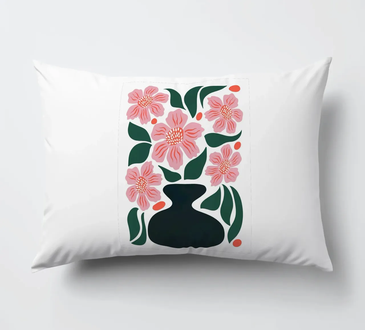 Vaso e fiori cuscino da Daron