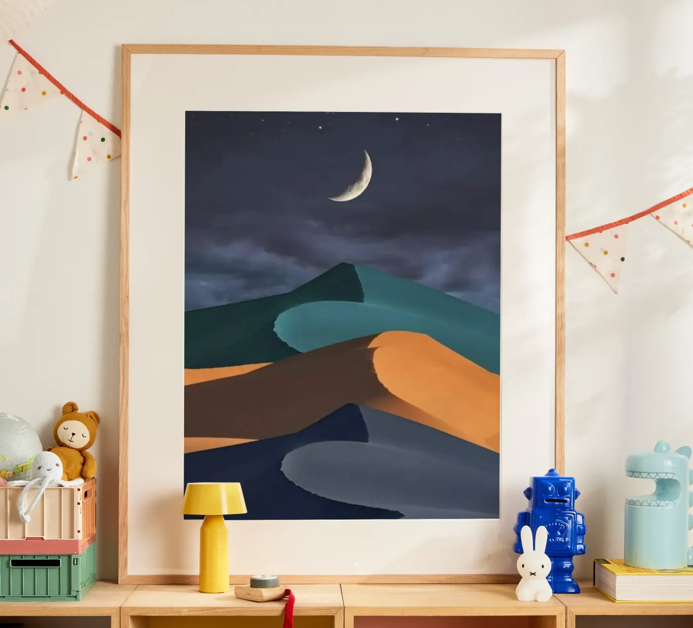 shapes isolated moon poster da Histrol
