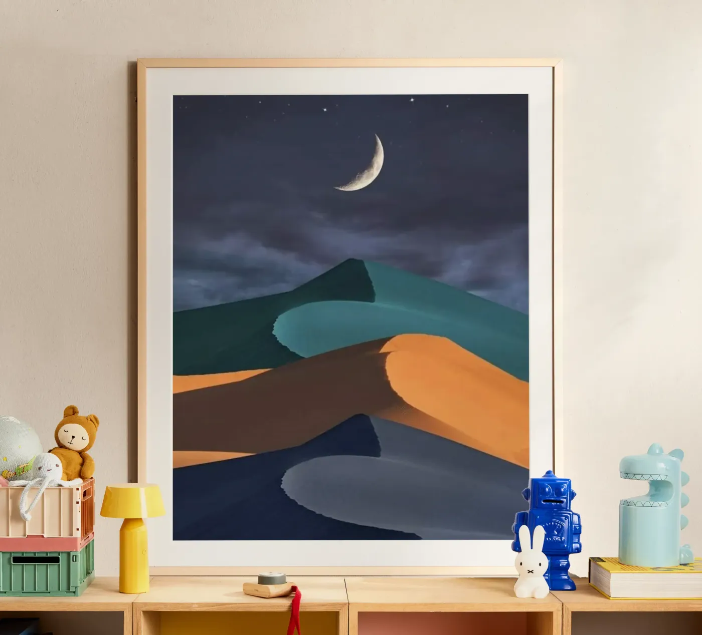 shapes isolated moon poster da Histrol