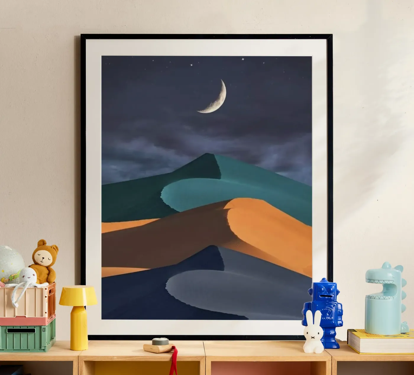 shapes isolated moon poster da Histrol