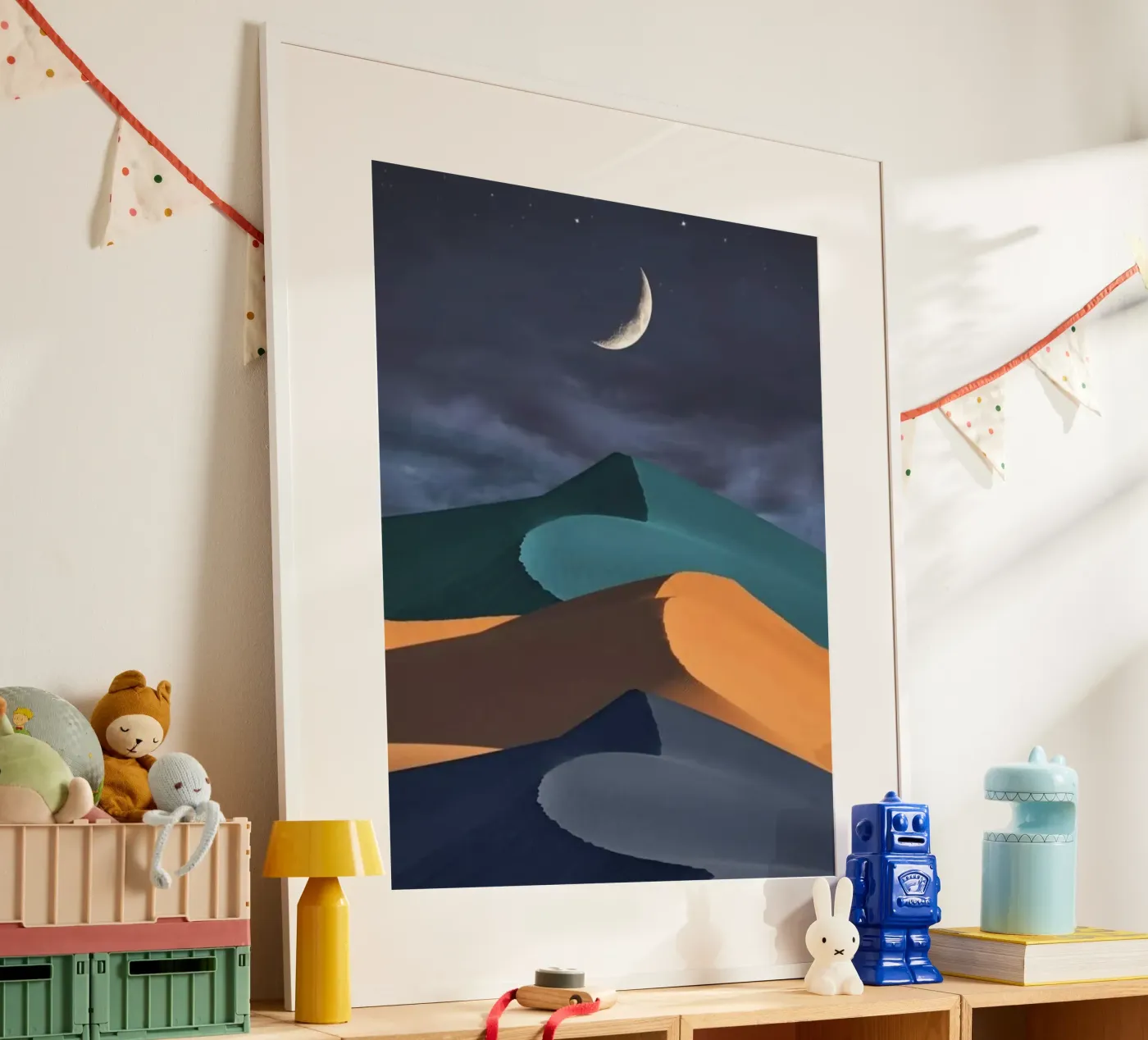 shapes isolated moon poster da Histrol