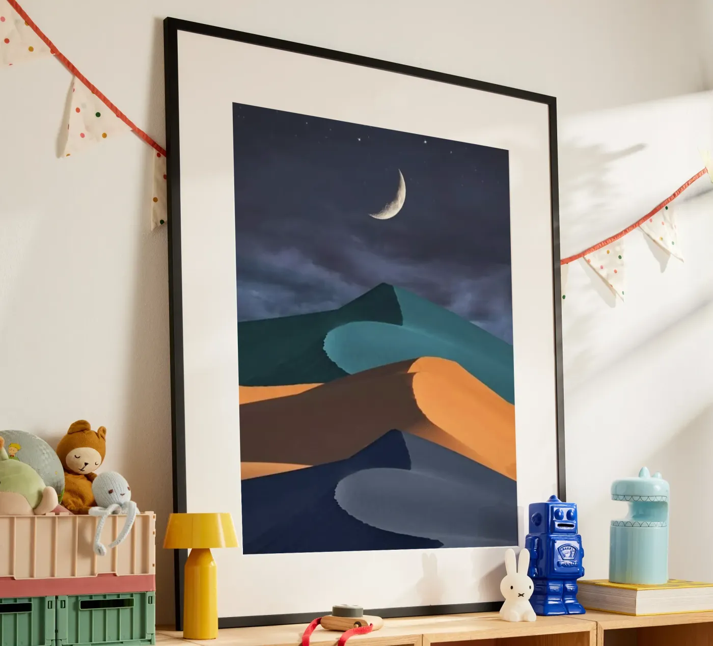 shapes isolated moon poster da Histrol
