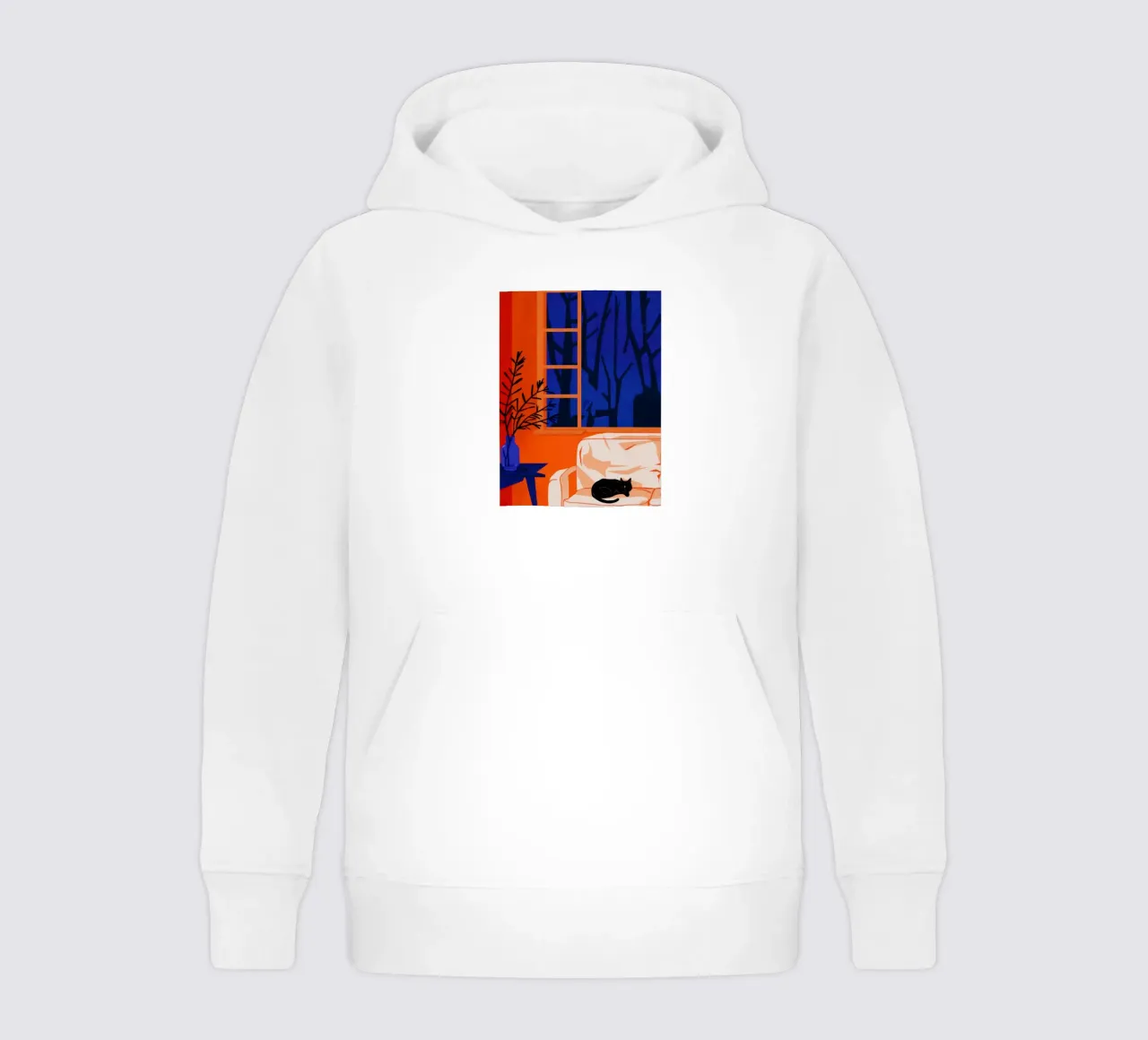 Notturno della camera d'arancio felpa bambino con cappuccio da Flock Reverie