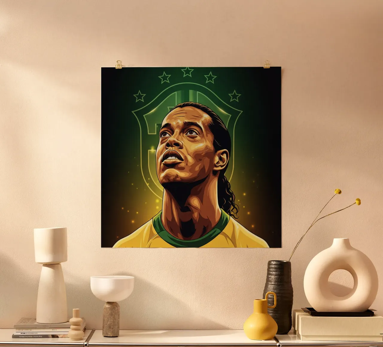 Ronaldinho portrait carta hahnemühle da Lembayung art