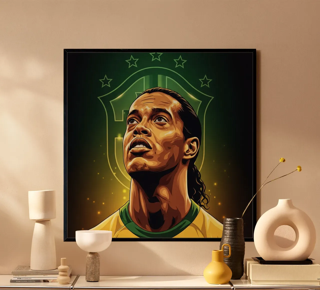 Ronaldinho portrait carta hahnemühle da Lembayung art