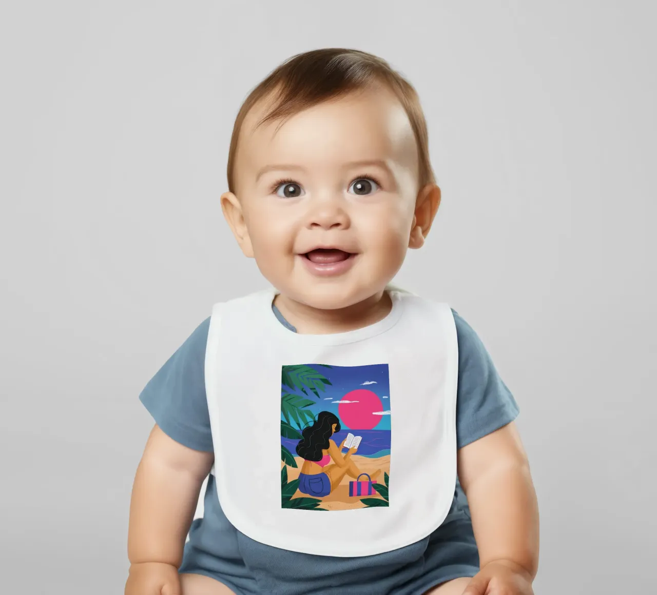 Fuga di lettura al tramonto bavaglino da Solar Paint