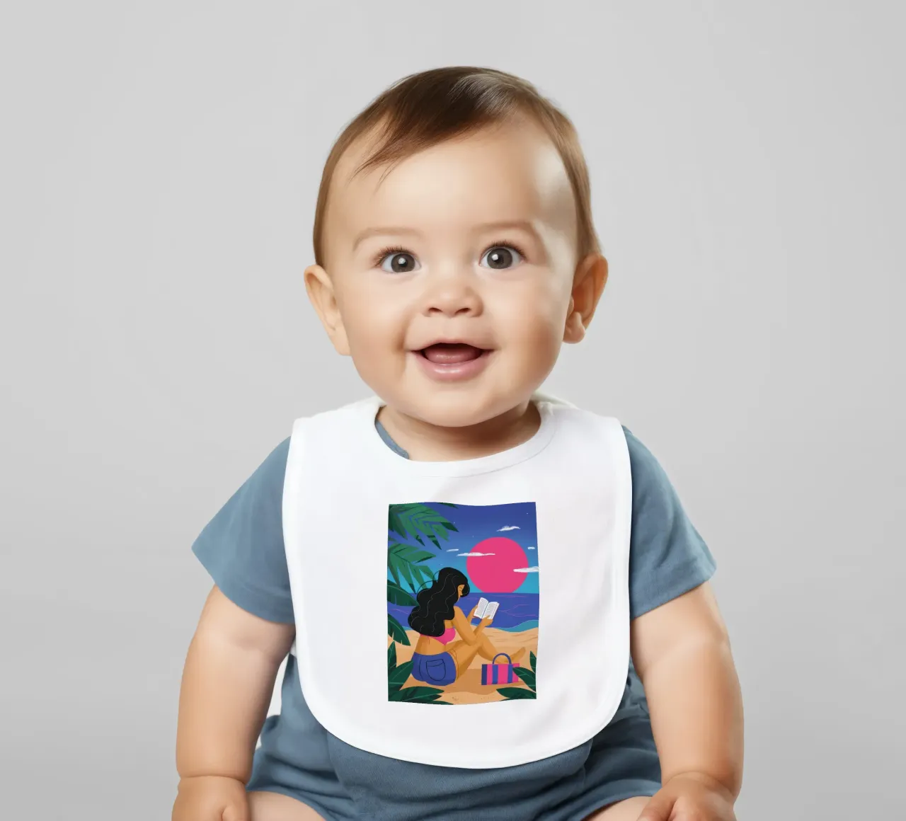 Fuga di lettura al tramonto bavaglino da Solar Paint