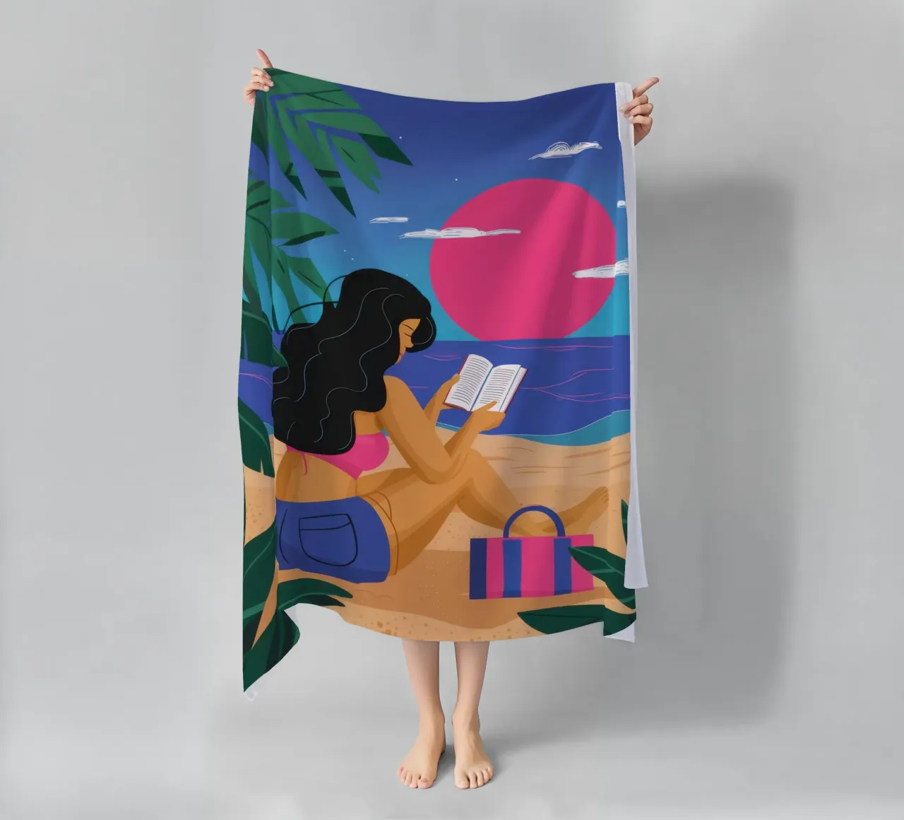 Sunset Reading Escape telo mare da Solar Paint