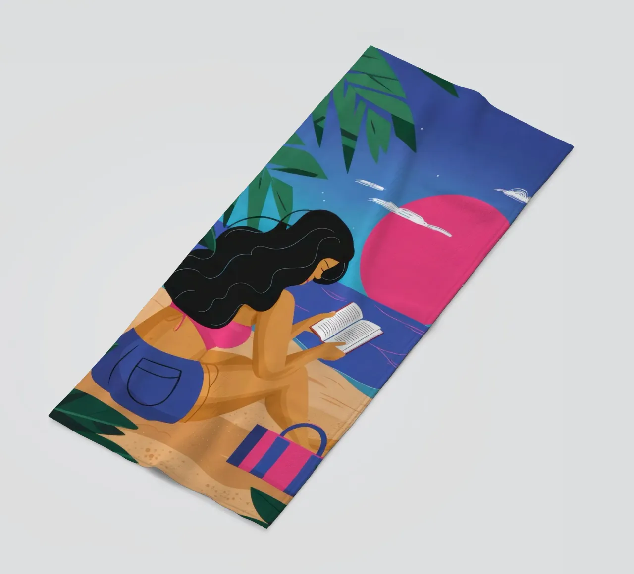 Sunset Reading Escape telo mare da Solar Paint