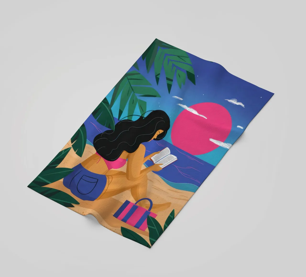 Sunset Reading Escape telo mare da Solar Paint