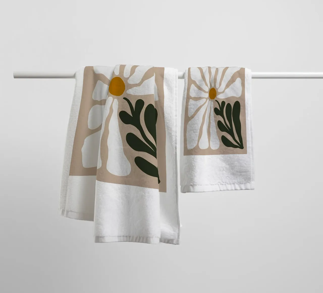Arte in fiore asciugamano da bagno da Daron