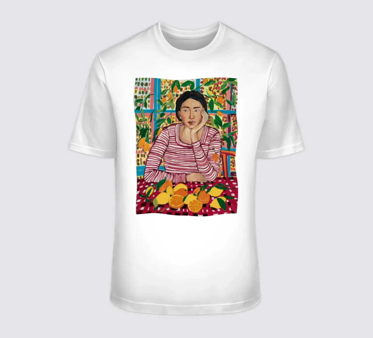 Abundance at the Table t-shirt by Flock Reverie