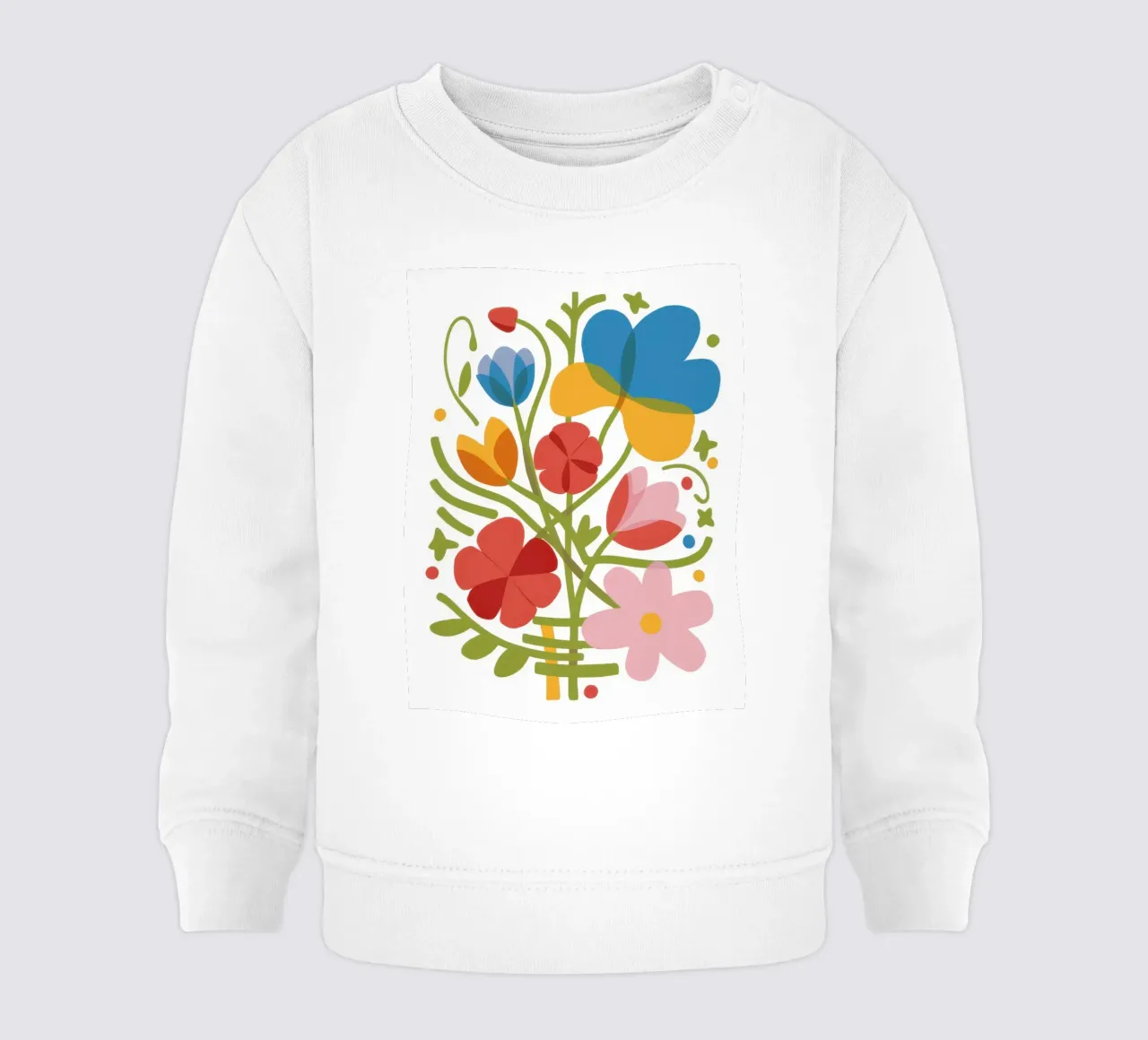 Bouquet popolare gioioso felpa neonato da Solar Paint