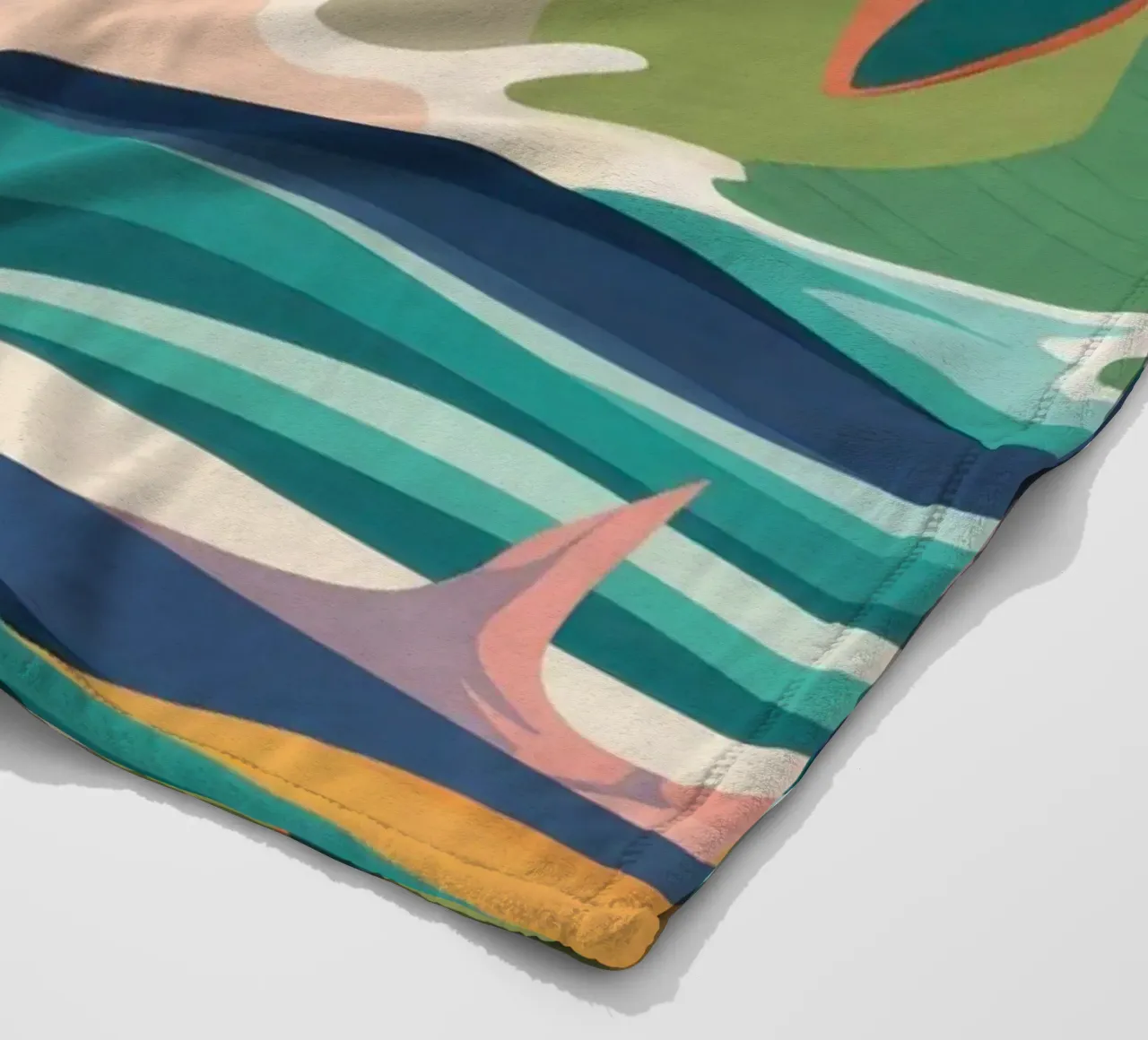 Onda retrò al tramonto coperta in pile da Prism Ritual