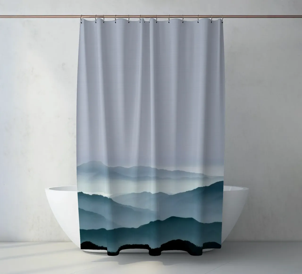 serenity tranquility tenda da doccia da twillight