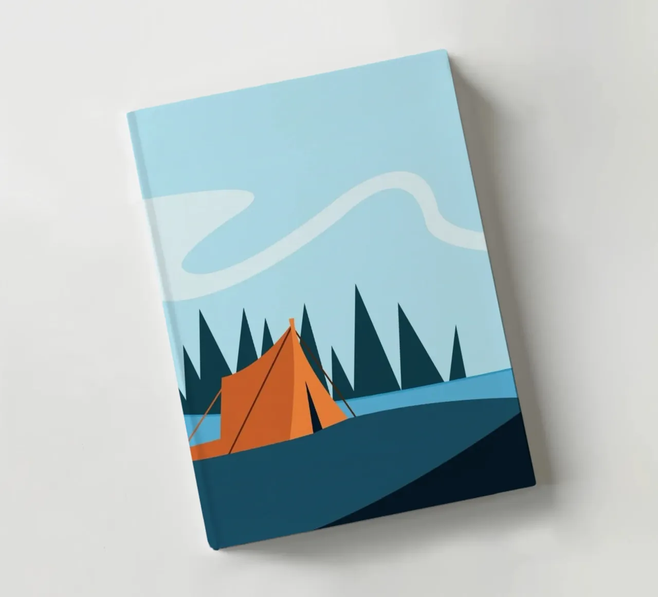 illustration hiking notebook by twillight