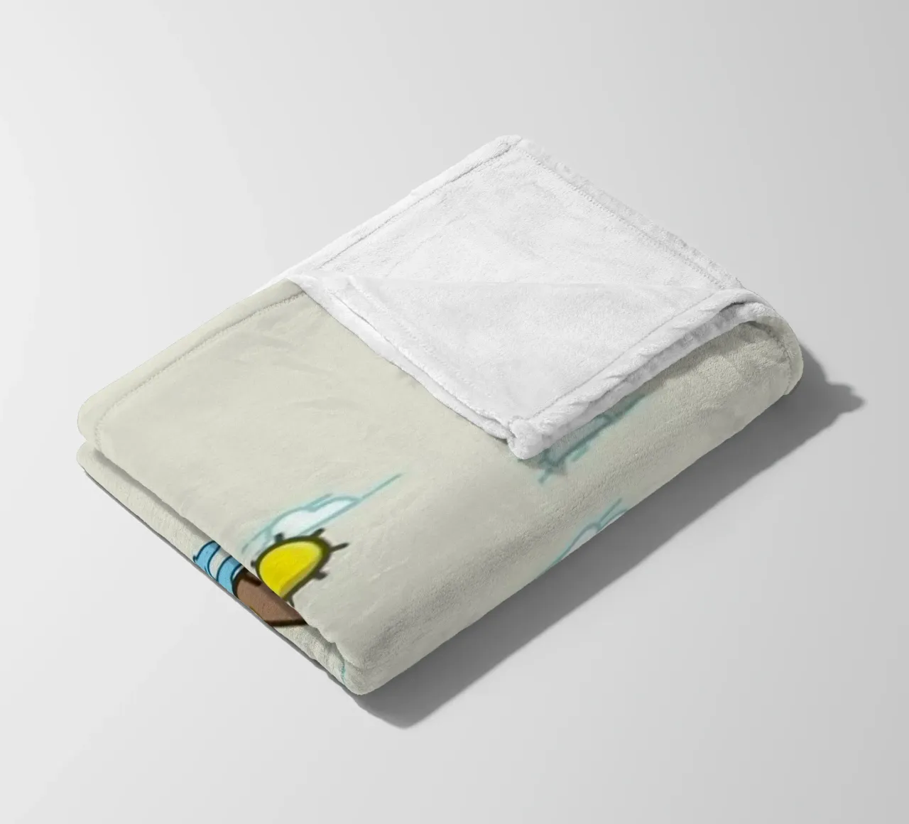 river pond fleece blanket by twillight