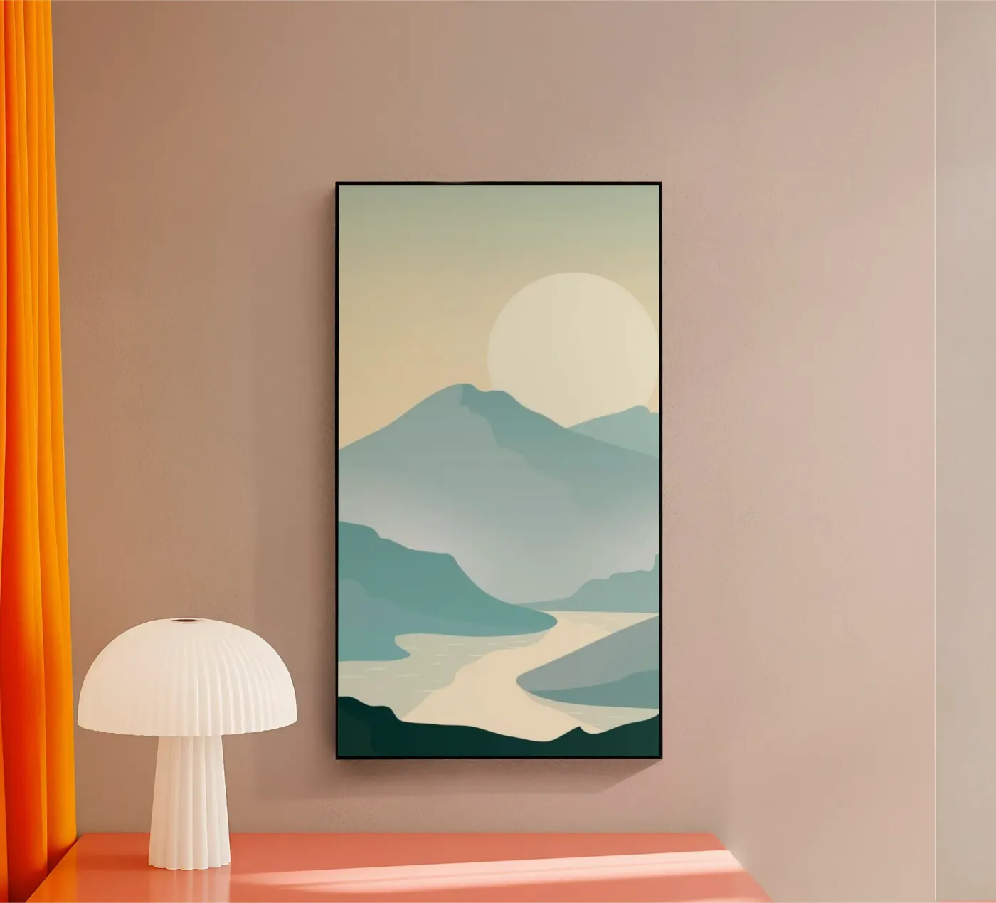 river sun Acryl-Glas von twillight