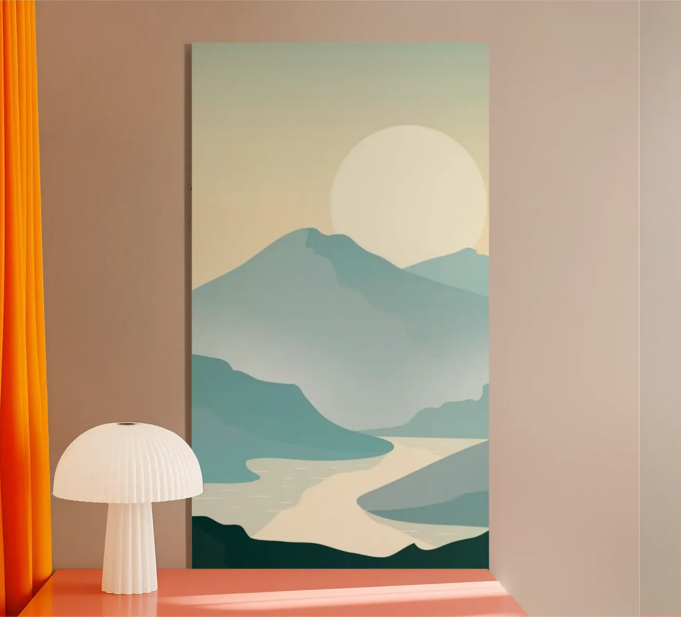 river sun Acryl-Glas von twillight