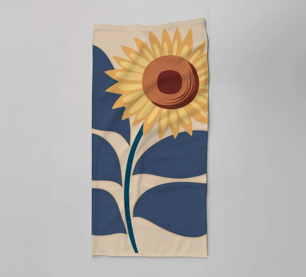 Semplice grazia al girasole asciugamano da bagno da Solar Paint