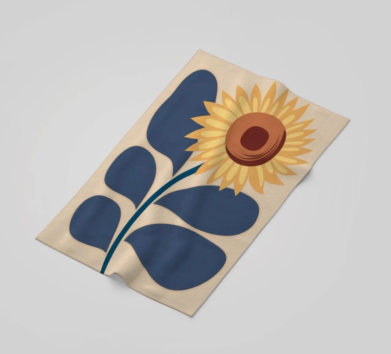 Simple Gracia de Girasol toalla de playa de Solar Paint