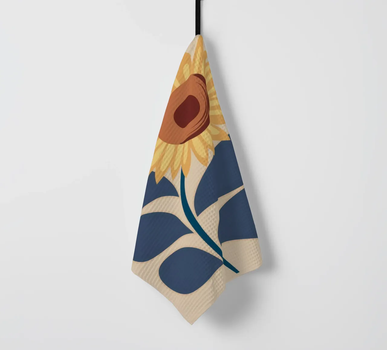 Semplice grazia al girasole canovaccio da cucina da Solar Paint