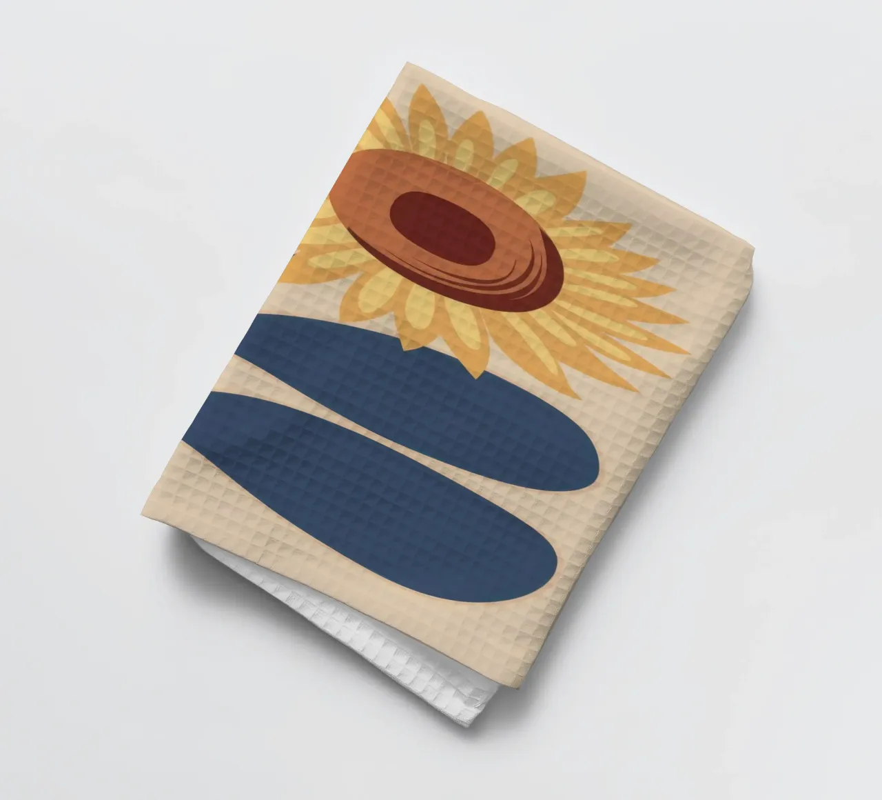 Semplice grazia al girasole canovaccio da cucina da Solar Paint