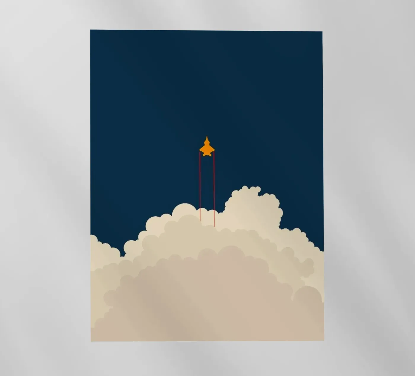 outer space exploration backlit folie van twillight