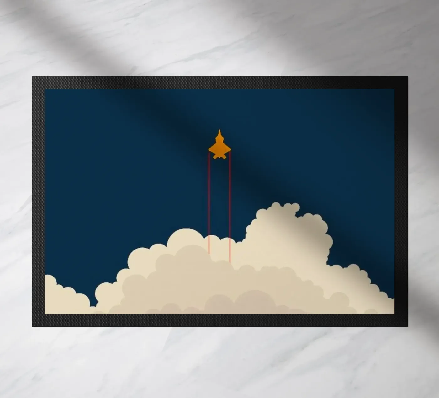 outer space exploration Fußmatte von twillight