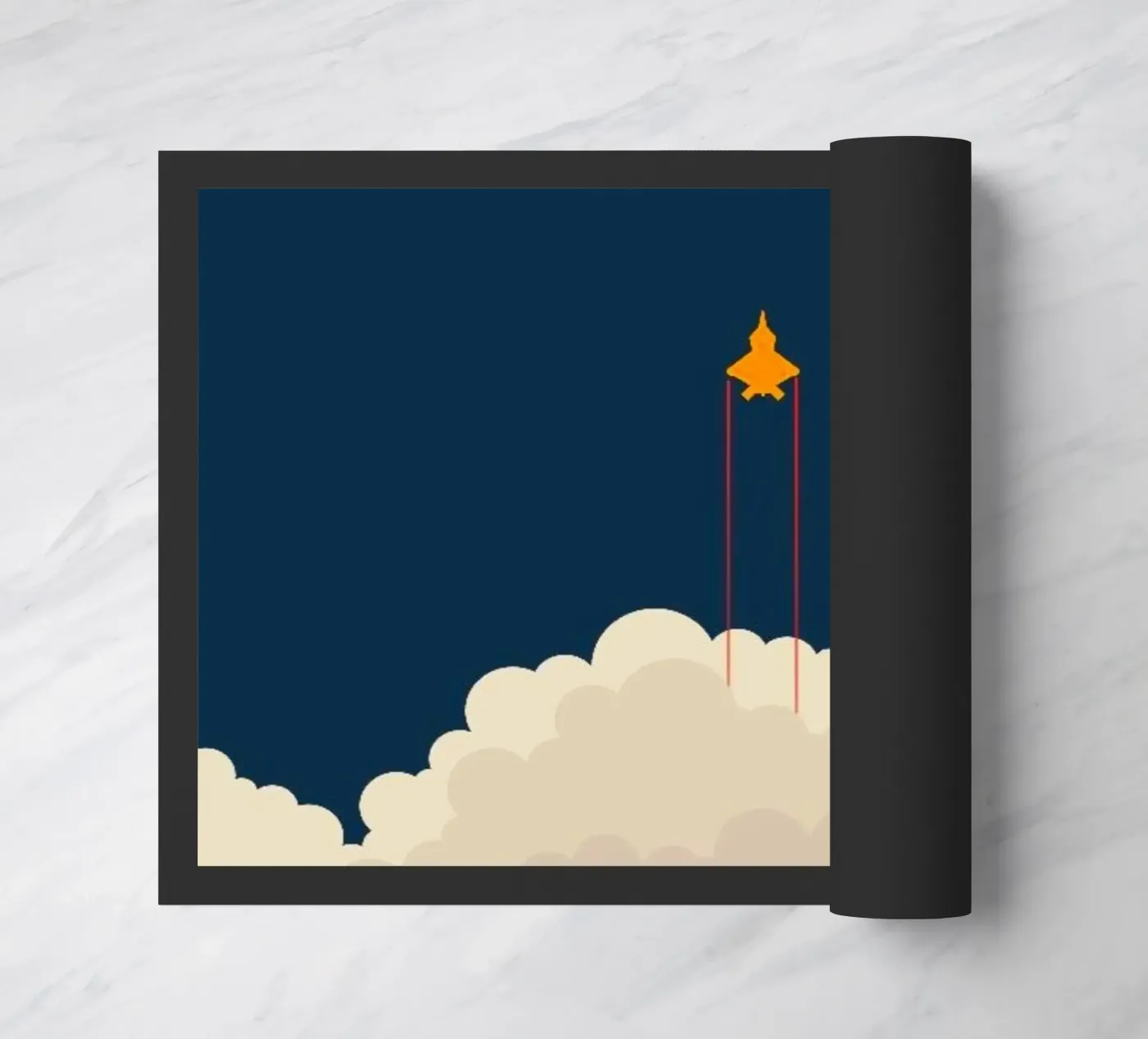outer space exploration Fußmatte von twillight