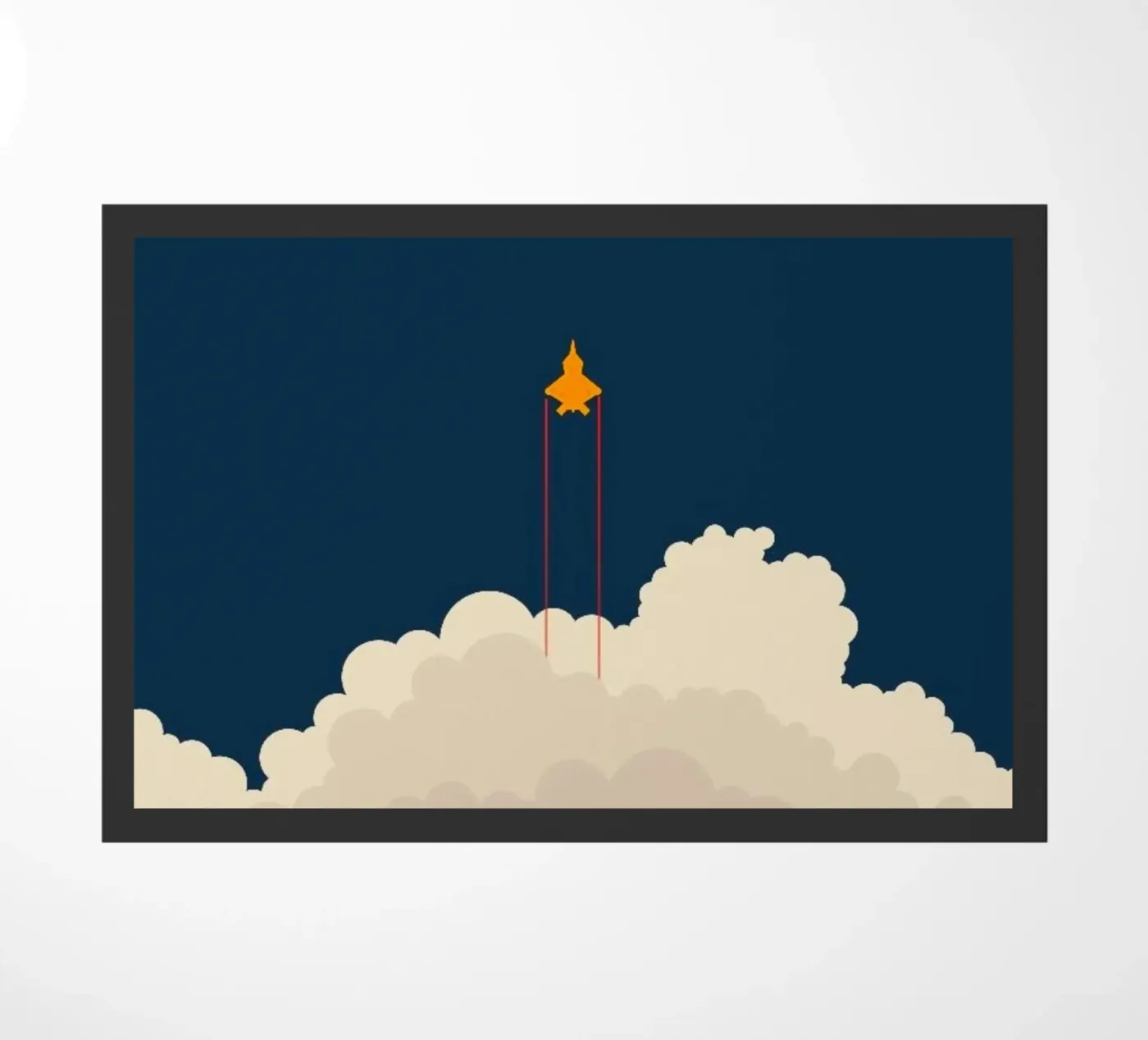 outer space exploration Fußmatte von twillight