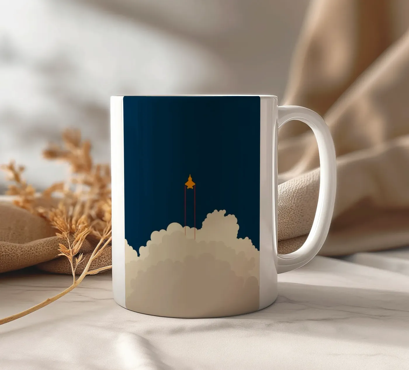 outer space exploration ceramic mug by twillight