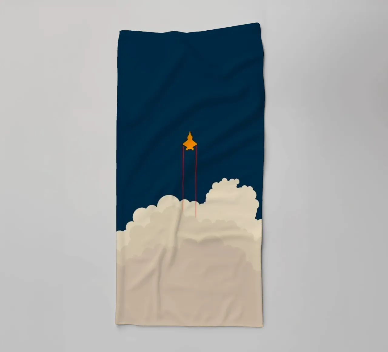 outer space exploration asciugamano da bagno da twillight