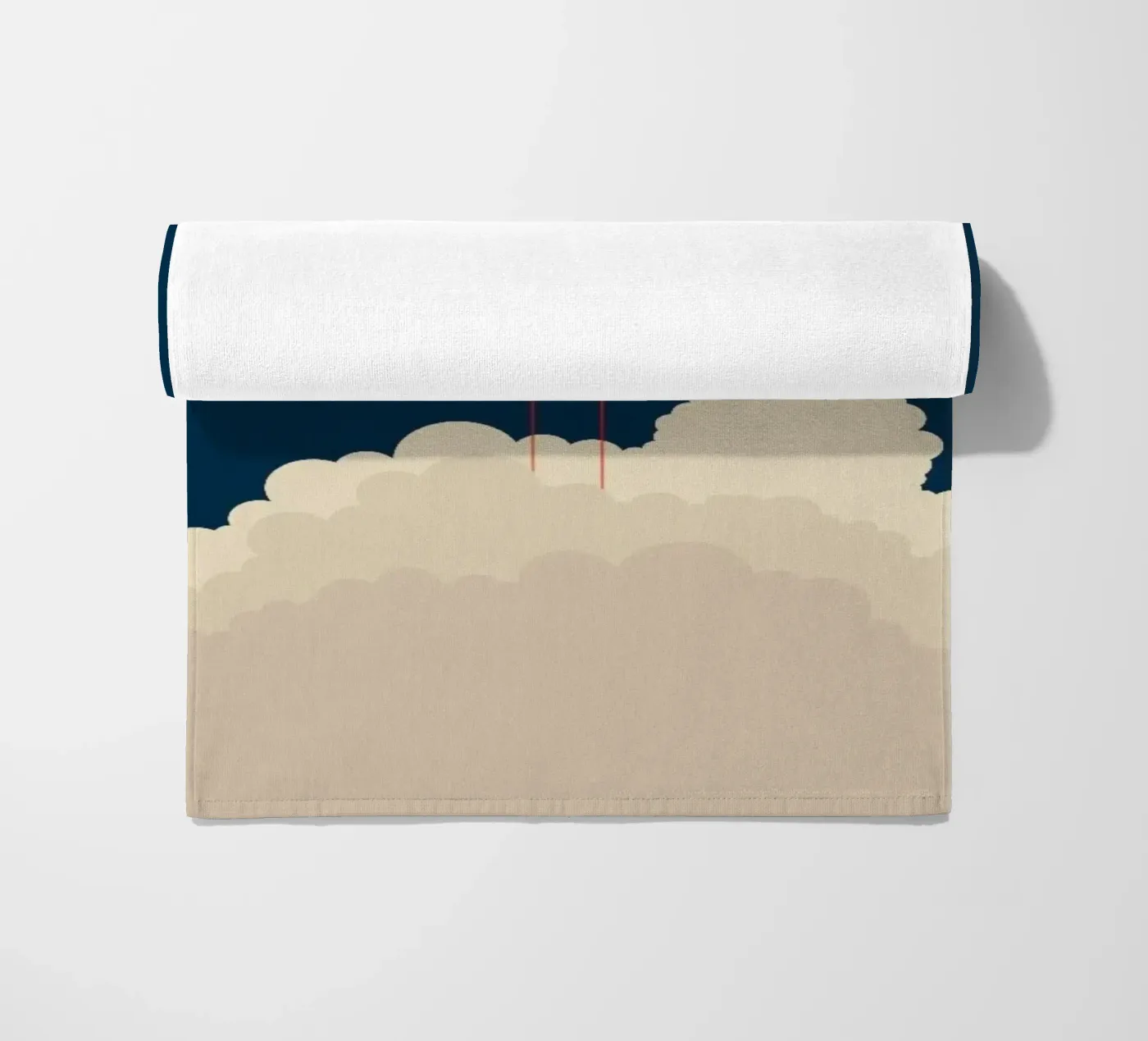 outer space exploration strandhanddoek van twillight